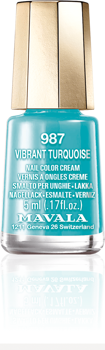 Vibrant Turquoise — Derin pigmentli bir turkuaz