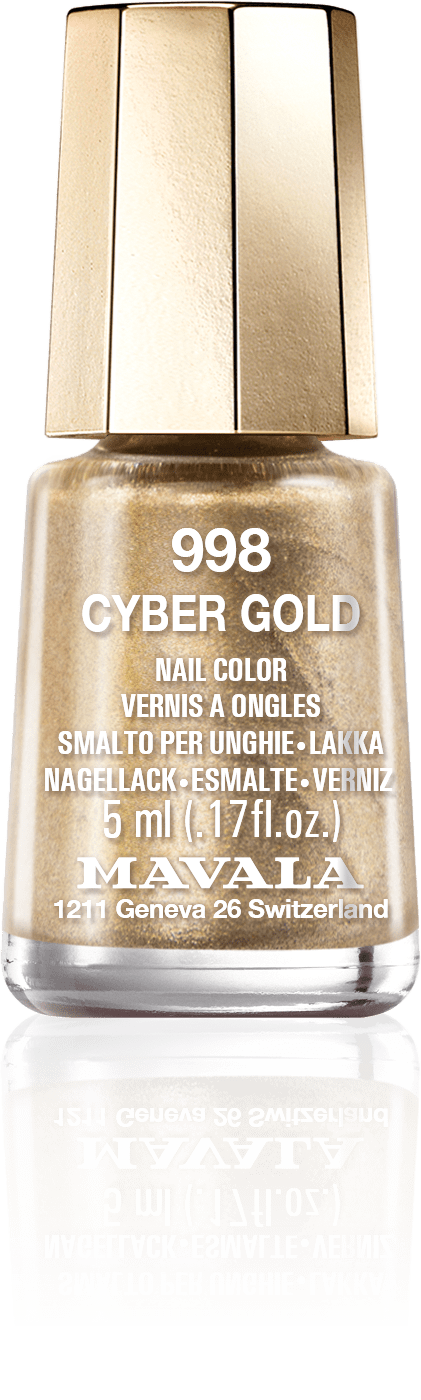 Cyber Gold — Renkli, metalik bir kumaş gibi marur bir altın kum rengi