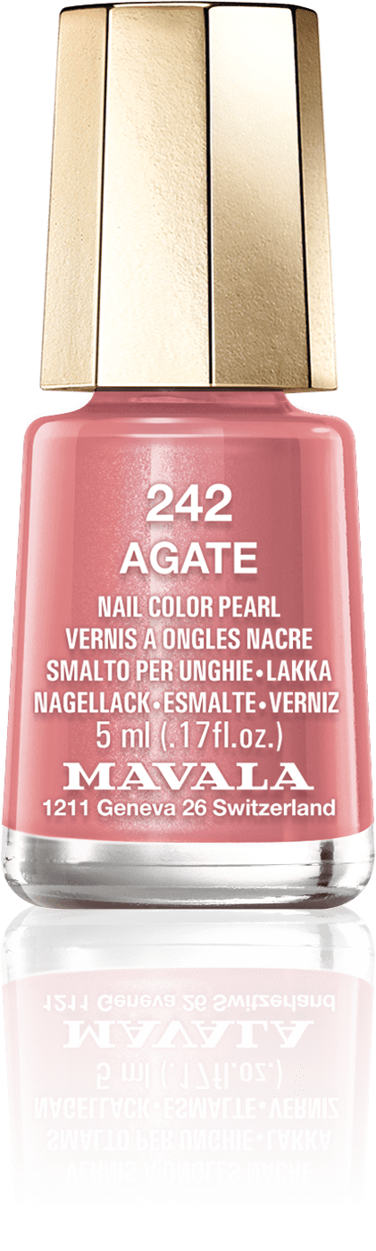 Agate — Ein zartes Perlmutt-Pink-Beige