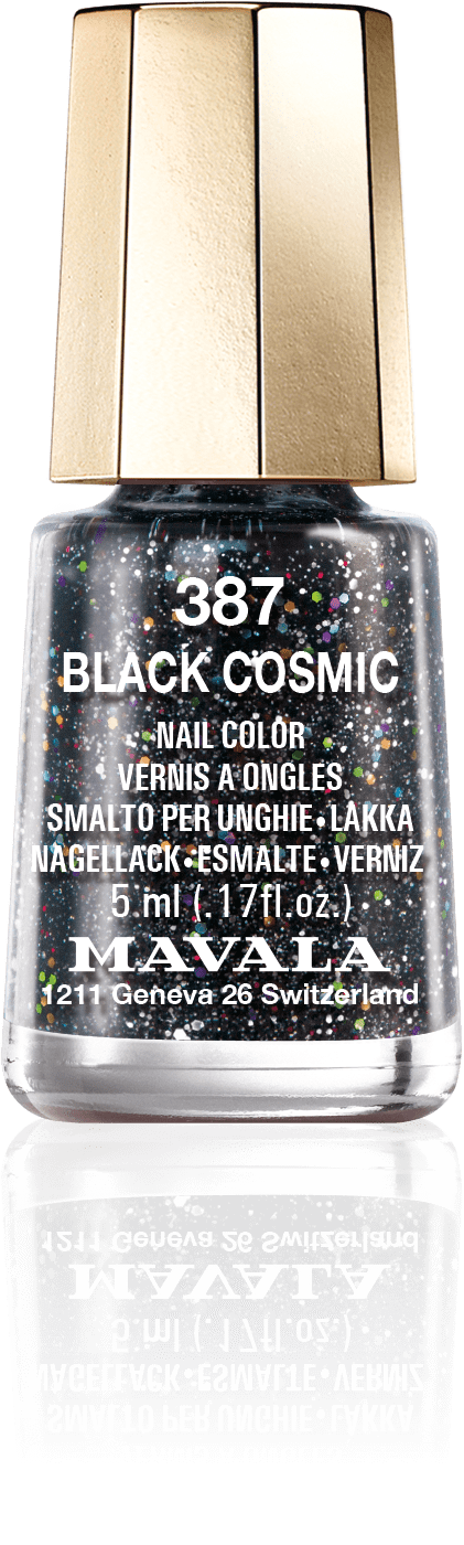 Black Cosmic — Parlak yıldız tozu ile zenginleşmiş yoğun siyah